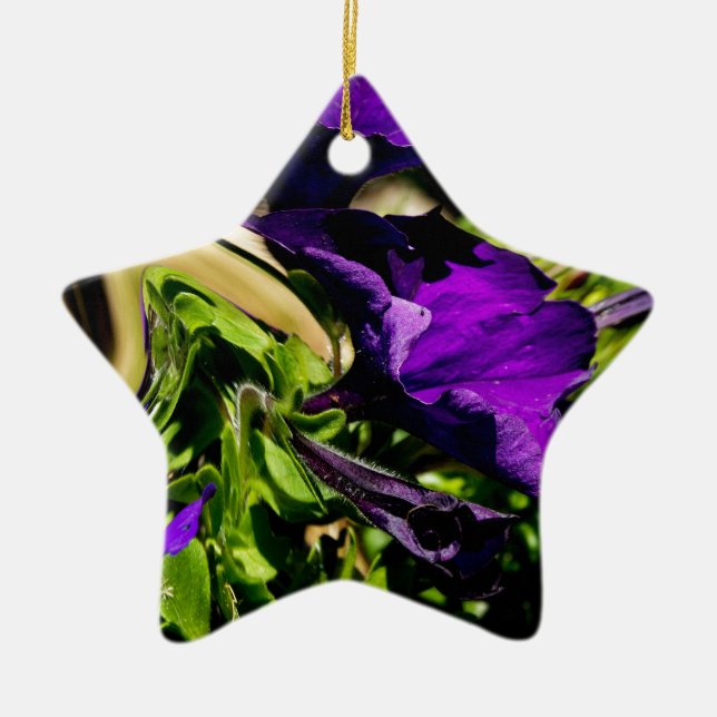 Ornamento De Cerâmica Purple Panic (Frente)