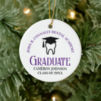 Púrpura Dental School Custom Graduation Christmas