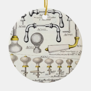 Ornamento De Cerâmica Puxadores da porta, de um catálogo de comércio d