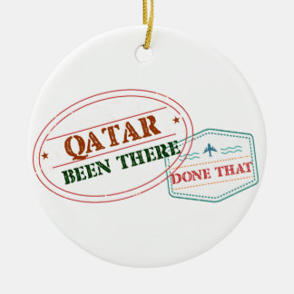 Ornamento De Cerâmica Qatar feito lá isso