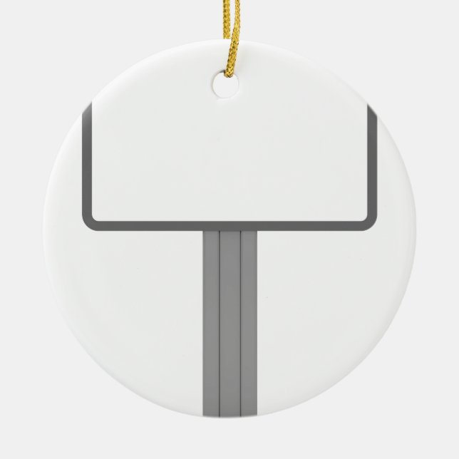 Ornamento De Cerâmica Quadro de avisos (Frente)