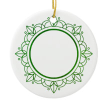 Quadro Verde Elegante Natal Personalizável