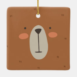 Ornamento De Cerâmica Quarto De Bear Bonito Crianças De Bebê