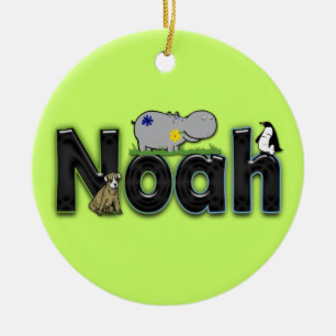 Ornamento De Cerâmica Quarto de Noah