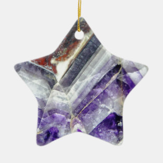 Ornamento De Cerâmica Quartzo Amethyst da montanha