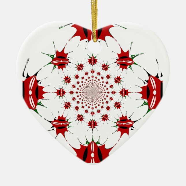 Ornamento De Cerâmica Quênia Mágico: Kaleidoscope 🇰 identidade cultural (Frente)