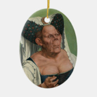 Quentin Massys - uma mulher adulta grotesco, 1515