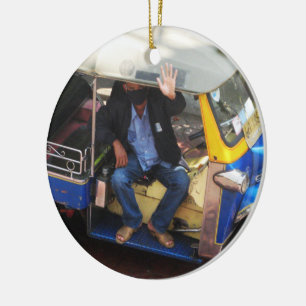 Ornamento De Cerâmica Quer TUK-TUK?