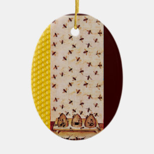 ORNAMENTO DE CERÂMICA QUERIDA, BEEKEPER