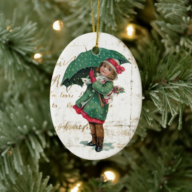 Ornamento De Cerâmica Querido Natal Antigo (Árvore)