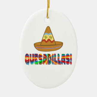 Ornamento De Cerâmica Quesadilla Amor