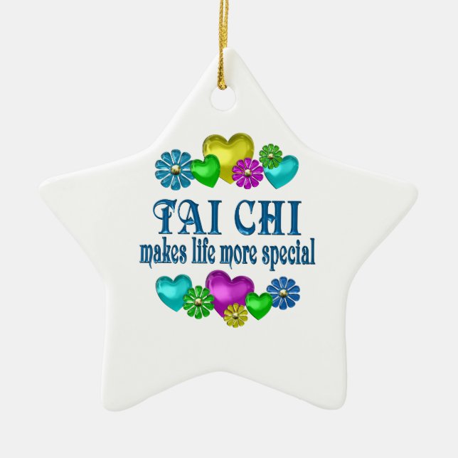 Ornamento De Cerâmica Qui da TAI mais especial (Frente)