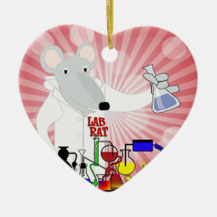 ORNAMENTO DE CERÂMICA QUÍMICA DO RATO DO LABORATÓRIO
