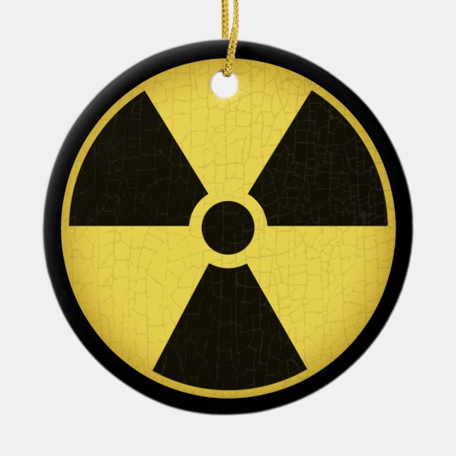 Ornamento De Cerâmica Radiação 1 (Frente)