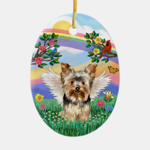 Ornamento De Cerâmica Rainbow Life - Yorkshire Terrier #17
