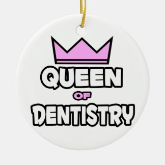 Ornamento De Cerâmica Rainha de Odontologia