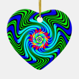 Ornamento De Cerâmica Raio Dançante