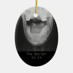 Ornamento De Cerâmica Raios X 3