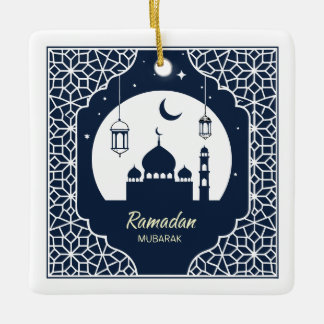 Ornamento De Cerâmica ✨ Ramadã Serenity Decorative Art - Celestial