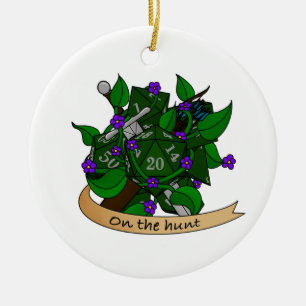 Ornamento De Cerâmica Ranger Dice Design