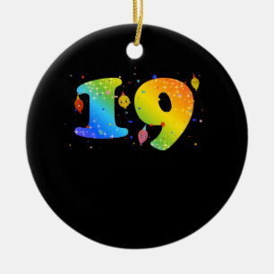 Ornamento De Cerâmica Raparigas de 19 anos 19 anos