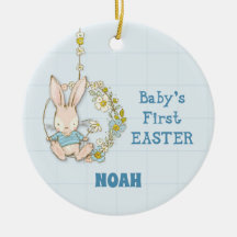 Rapaz da Primeira Páscoa em Swing de Flor