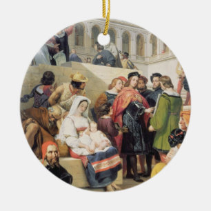 Ornamento De Cerâmica Raphael no vaticano, 1832 (óleo em canvas)