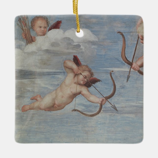 Ornamento De Cerâmica Raphael | Triumph de Galatea (Frente)