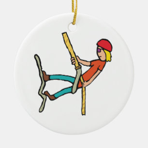 Ornamento De Cerâmica Rapper