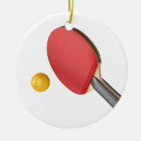 Raquete e bola do pong do sibilo
