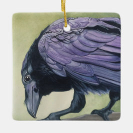 Ornamento De Cerâmica Raven Crow Lovers