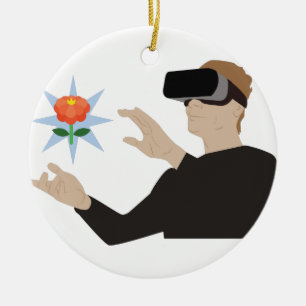 Ornamento De Cerâmica Realidade virtual