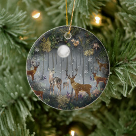 Ornamento De Cerâmica Rebelde Adorável À Noite