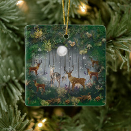 Ornamento De Cerâmica Rebelde Adorável À Noite