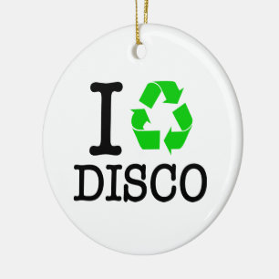 Ornamento De Cerâmica Reciclar Disco