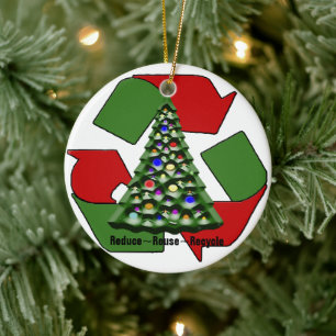 Ornamento De Cerâmica Recicláveis de Natal