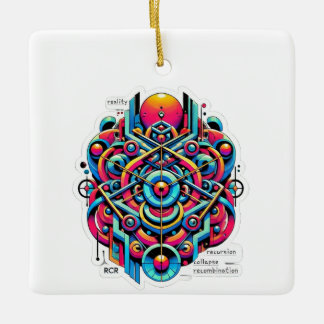 Ornamento De Cerâmica Recursion, collapse, and recombination Ornament