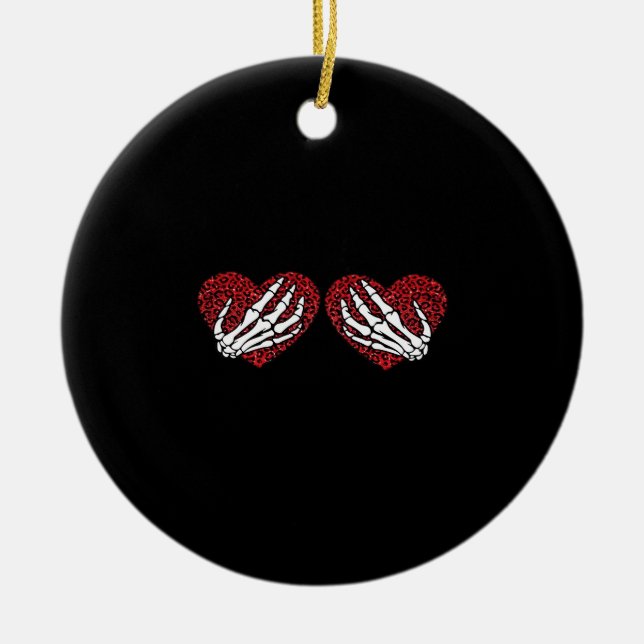 Ornamento De Cerâmica Red Heart Hands Classic (Frente)