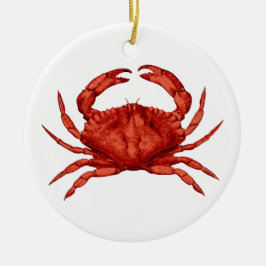 Ornamento De Cerâmica Red Rock Crab (Pacífico)