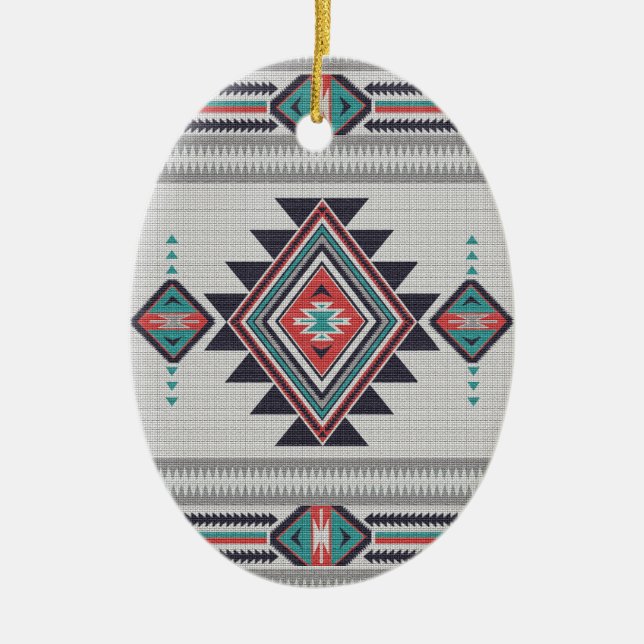 Ornamento De Cerâmica Refinado a sudoeste (Frente)