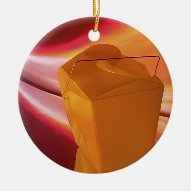 Ornamento De Cerâmica Reflexões de Disparo (Frente)