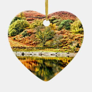 ORNAMENTO DE CERÂMICA REFLEXÕES DO LAGO