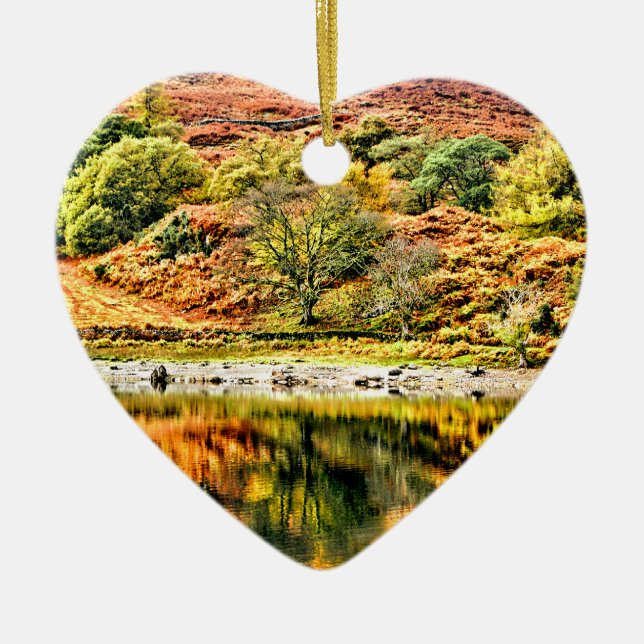 ORNAMENTO DE CERÂMICA REFLEXÕES DO LAGO (Frente)