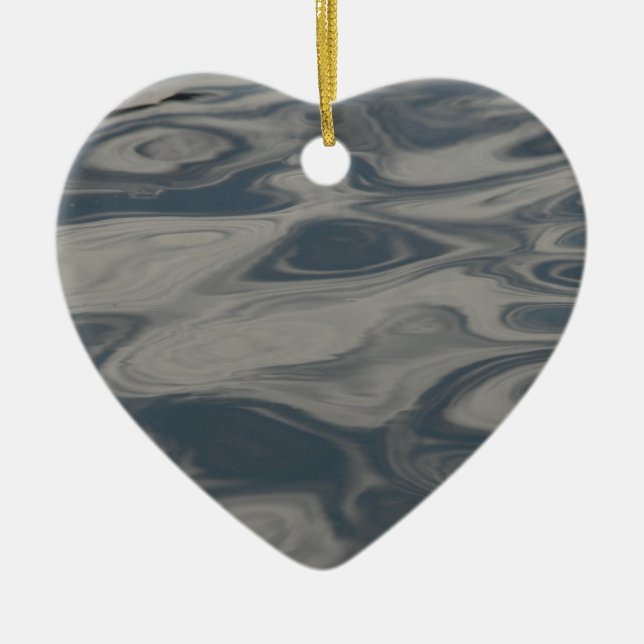 Ornamento De Cerâmica Reflexões sobre a Água (Frente)