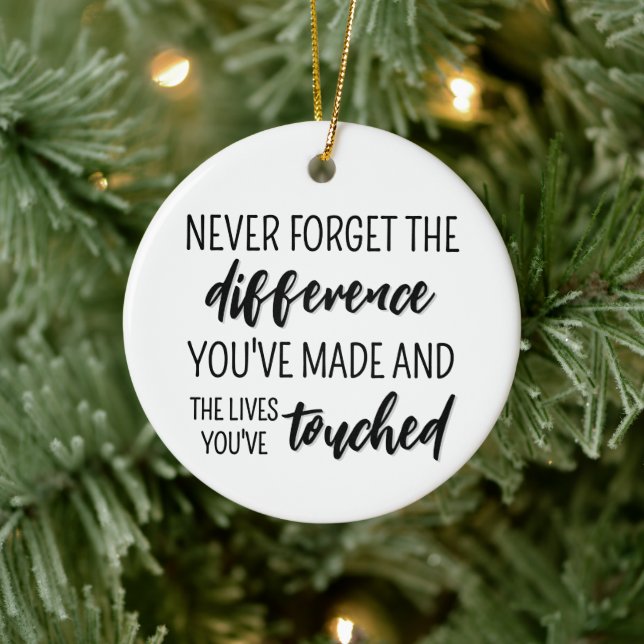 Ornamento De Cerâmica Reforma Personalizada Moderna e Elegante (Árvore)