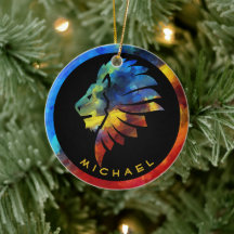 Rei da selva, nome de aquarela monograma