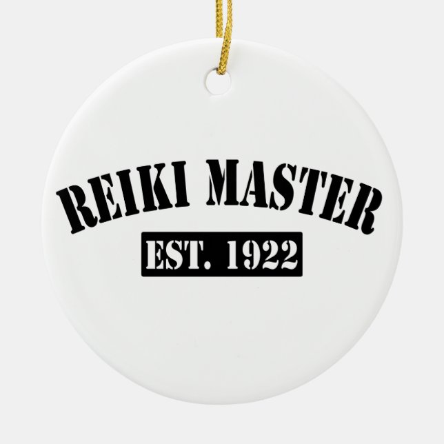 Ornamento De Cerâmica Reiki Master (Frente)