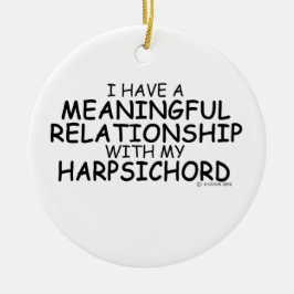Ornamento De Cerâmica Relação Significativa com o Harpsichord