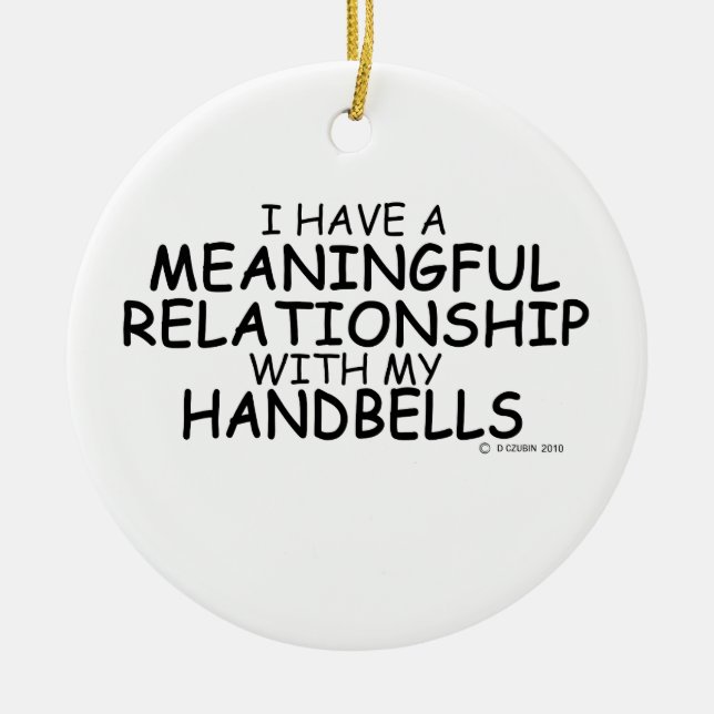 Ornamento De Cerâmica Relacionamento Significativo (Frente)