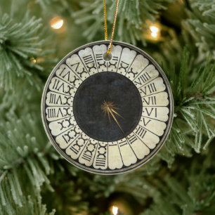 Ornamento De Cerâmica Relógio no Duomo por Paolo Uccello